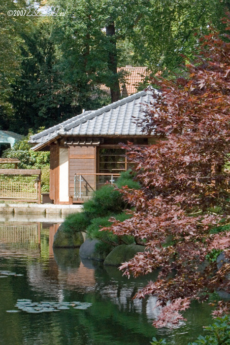 blick auf das japanische haus