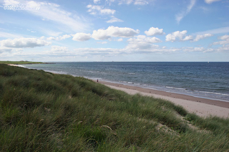 am strand von bamburgh