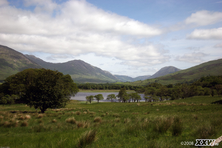 blick auf das nördliche ende von loch awe