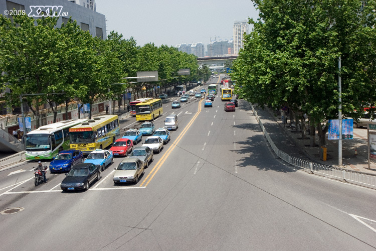 verkehr wie in einer europäischen stadt