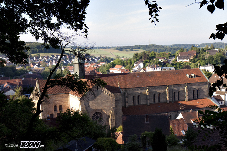 blick auf die klosterkirche