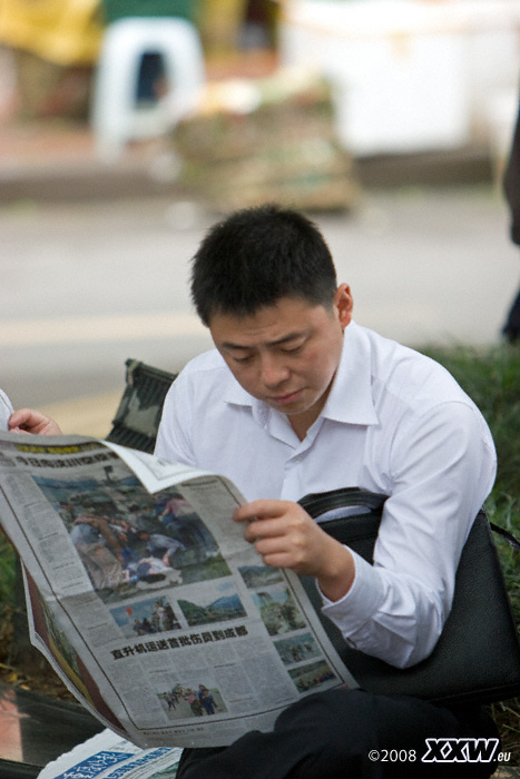 das erdbeben macht auch in china schlagzeilen