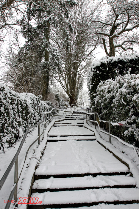 schnee auch in der stadt