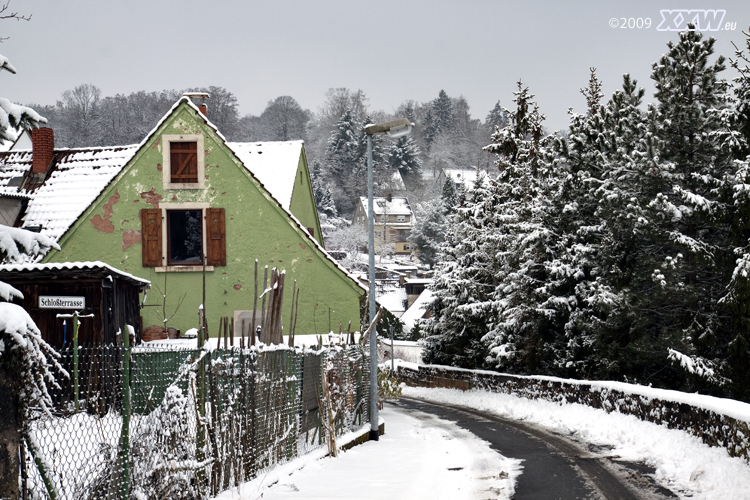 schnee auch in der stadt