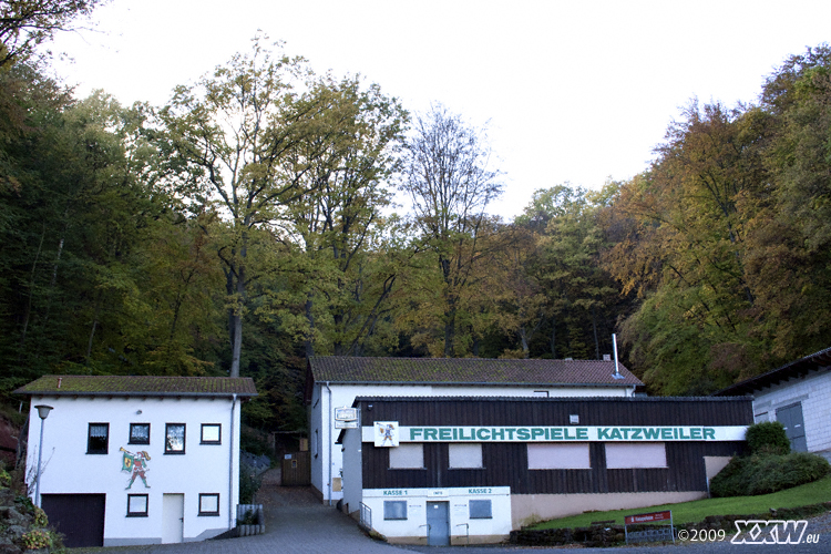 in mitten von bunten blättern