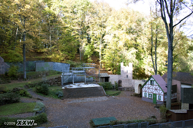 die bühne von ganz oben